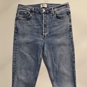 Agolde: Nico High Rise Slim Light Vintage Wash Button Up Fly: Size 29